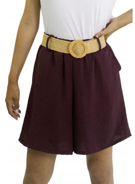 Shorts con cintura fantasia "Leila"